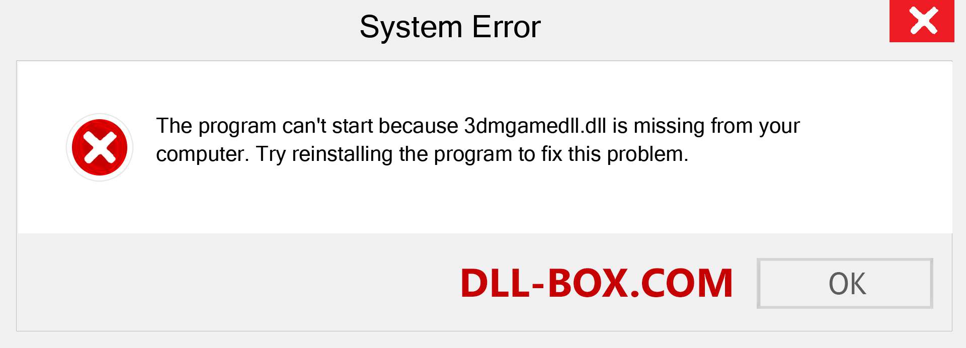  3dmgamedll.dll file is missing?. Download for Windows 7, 8, 10 - Fix  3dmgamedll dll Missing Error on Windows, photos, images